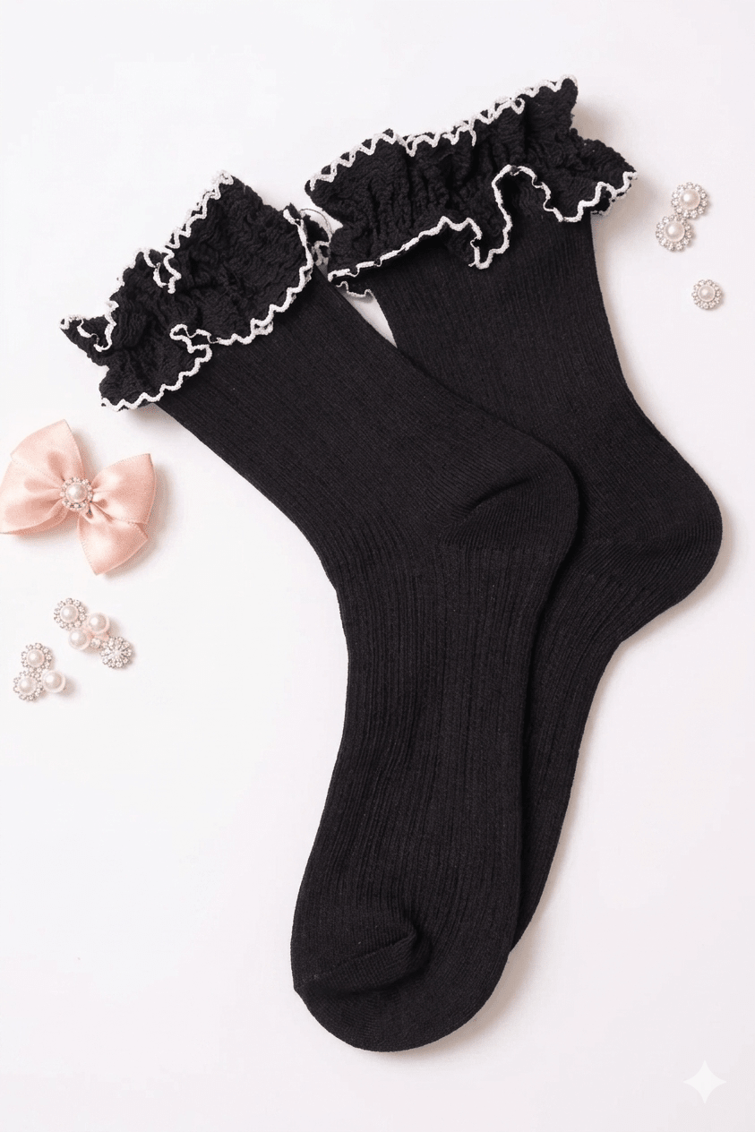 3 - Pack Delicate Frilly Trim - Jedoux